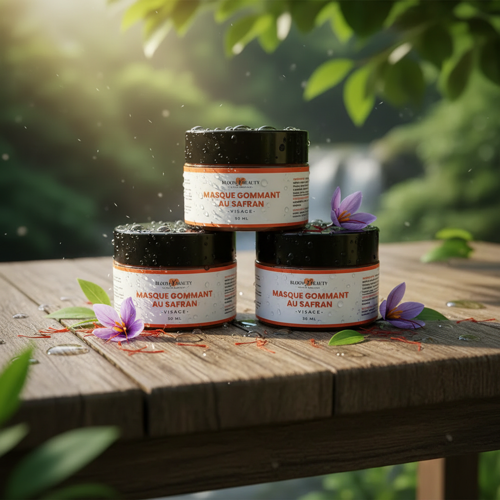 Masque gommant au safran